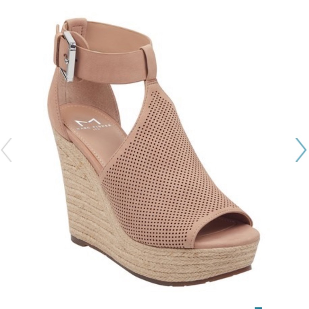 Marc Fisher Allison Perforated Espadrille Sandal